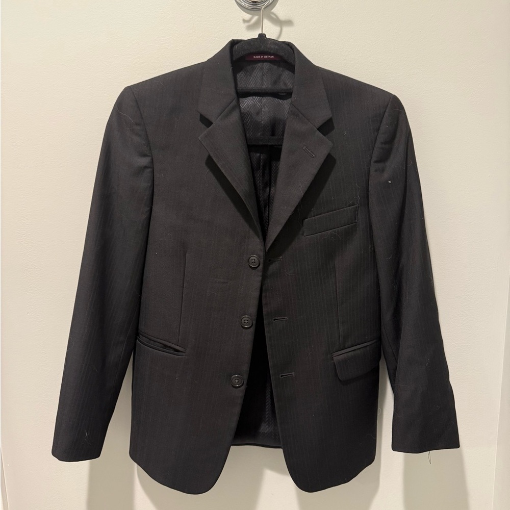 Nordstrom Black Men's Wool Blazer